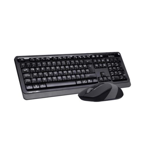 A4 TECH FG1010 USB KABLOSUZ MULTIMEDIA ( F ) KLAVYE MOUSE SET GRI